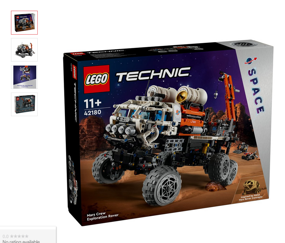 LEGO Technic Mars Crew Exploration Rover (42180)